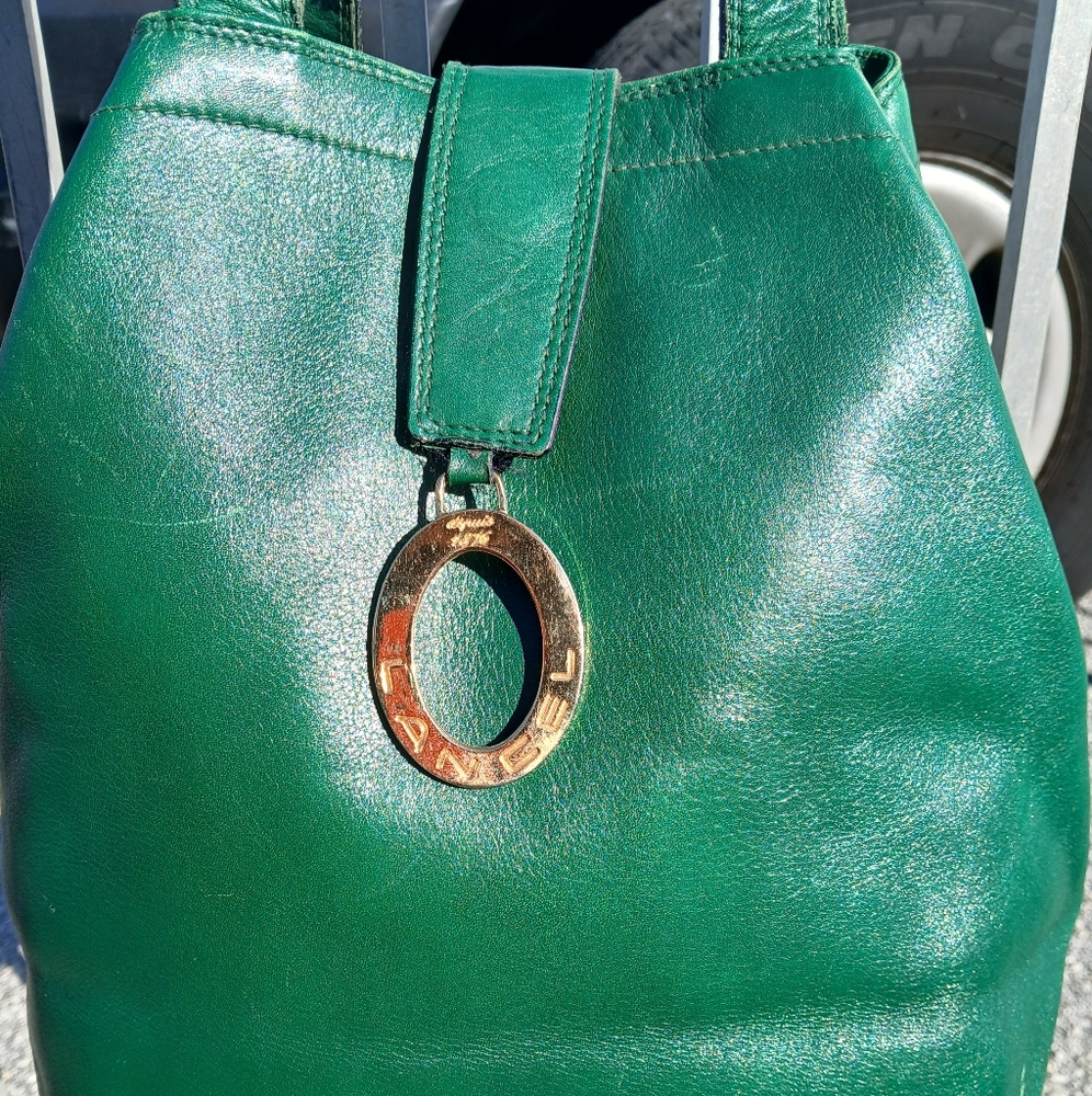 😍LANCEL PARIS 100% LEATHER  PURSE RARE